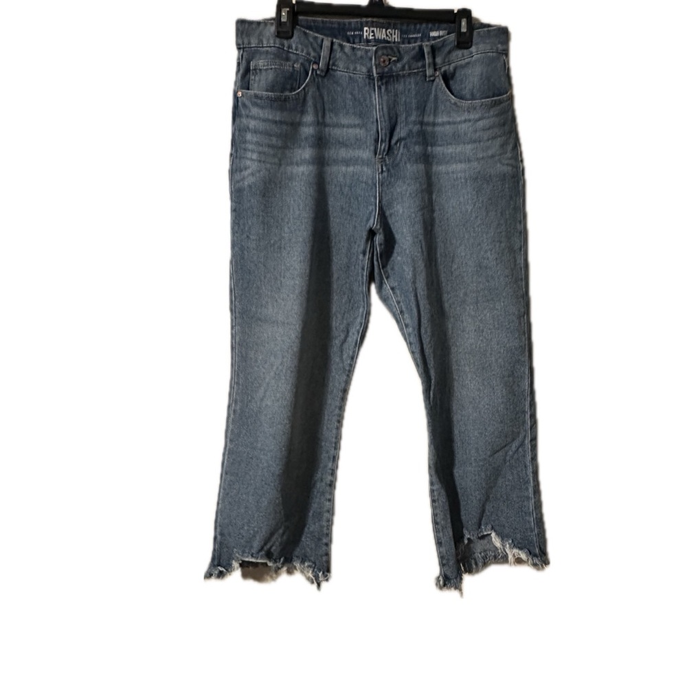 REWASH Denim Distressed Medium Wash Jean Women’s size 13 EUC